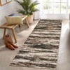Modern Hallway Rugs 2x6 Non-Slip Abstract Runner Rugs, Non-Shedding Neutral Indoor Carpet, Stain-Resistant Ultra-Thin Floor Carpet Mats for Bedroom - 3 of 4