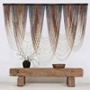 Macrame Wall Hanging Brown Dip - Dyed Large Boho Fiber Art for Living Room Office Decoration 57x41 Inch - 3 of 4