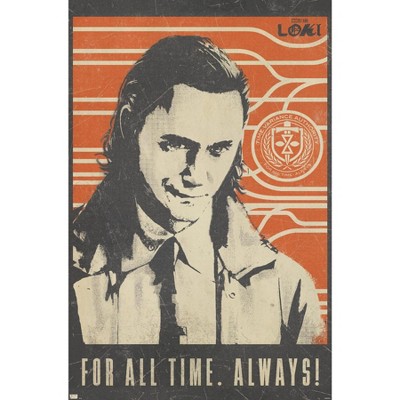 Trends International Marvel Loki - For All Time Framed Wall Poster Prints