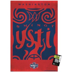 Trends International WNBA Washington Mystics - Logo 25 Unframed Wall Poster Prints - 1 of 4