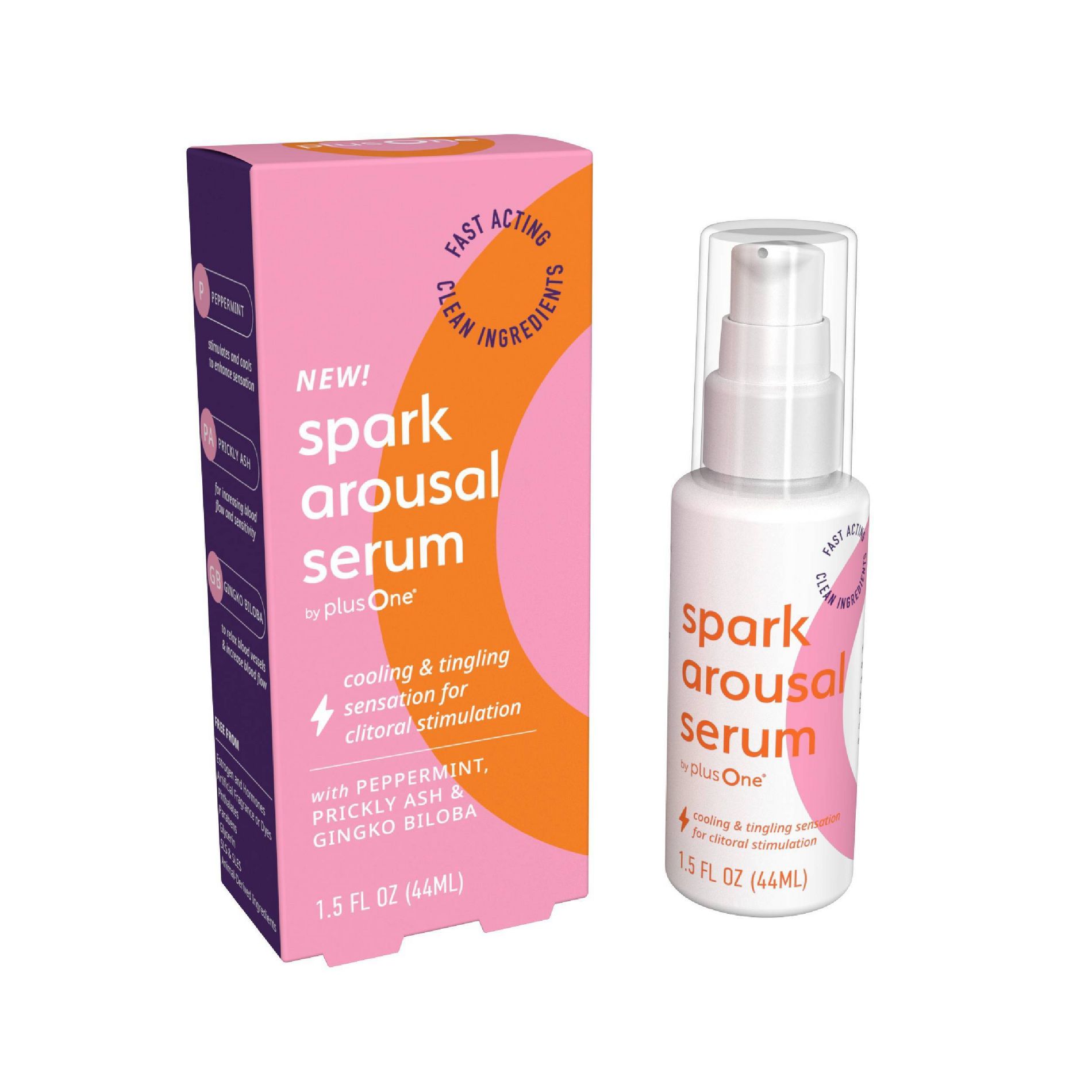 plusOne Spark Serum Sexual Performance Enhancer - Scented - 1.5 fl oz