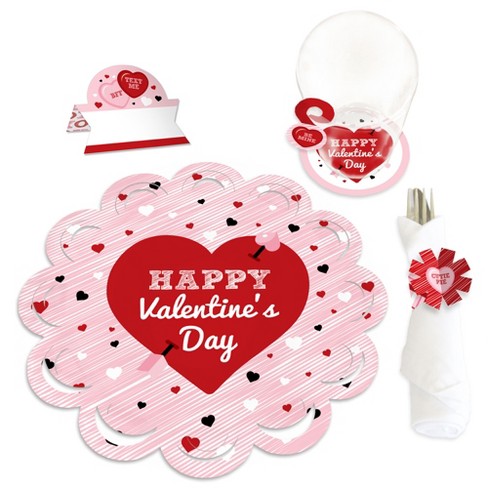 Big Dot Of Happiness Conversation Hearts - Heart Decorations Diy  Valentine's Day Party Essentials - Set Of 20 : Target
