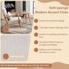 PAGED Accent Chair with Coffee Table, Mid-Century Modern Living Room Chairs with Robust Rubberwood Frame for Office - 4 of 4