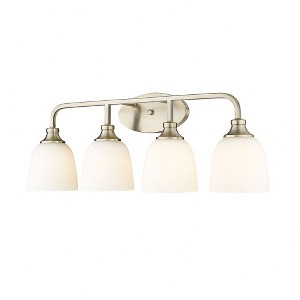 Millennium Lighting Alberta 4 - Light Vanity in  Modern Gold - 1 of 2