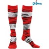 HalloweenCostumes.com One Size Fits Most  Dr. Seuss Cat in The Hat Striped Costume Socks for Kids., Black/Red/White - 2 of 4