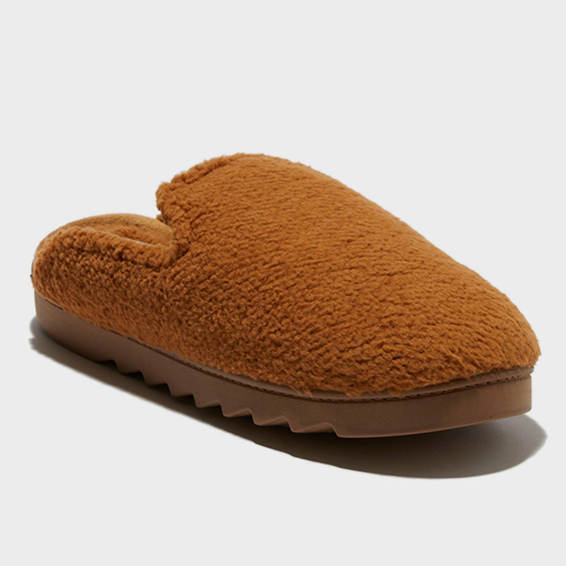 dluxe by dearfoams Women's Saffron Teddy Scuff Slippers