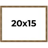 PosterPalooza | Textured Gold Picture Frame - UV Acrylic, Backing Board, Hanging Hardware Included - 3 of 4