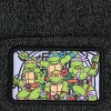 TMNT Dark Heather Grey Beanie with Sewer Screen Grab Patch - 2 of 4