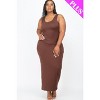 Slickblue Plus Size Solid Maxi Dress for Women, Sleeveless Stretch Jersey Knit, Casual Fit, 14 Colors Options, Size 1XL-3XL - 2 of 4