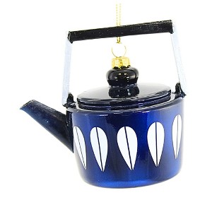 Cody Foster 3.5 Inch Mid Century Modern Teapot Ornament Handle Tree Ornaments - 1 of 3