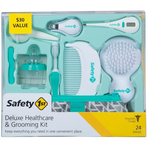 Safety 1st Deluxe Nursery Healthcare & Grooming Kit - Pyramids Aqua : Target