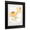 Trademark Fine Art Sheila Golden Summer Sunflowers Matted Framed Art - 3 of 4