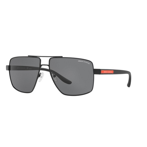 Armani Exchange Ax2037s 60mm Male Pilot Sunglasses Polarized Polar Grey ...