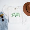 Simply Sage Market Women's  Garment Dyed Graphic Sweatshirt Embroidered Irish Varsity Clover St. Patrick's Day - 2 of 2