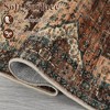 Area Rugs, Machine Washable Vintage Soft Low Pile Rugs, Oriental Accent Carpet with Non-Slip Backing,Floor Carpet for Living Room, Hallway, Laundry - 3 of 4