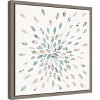 Amanti Art Fireworks II Floral by Elyse Deneige Canvas Wall Art Print Framed 16 x 16-in. in Sylvie Graywash - 3 of 4