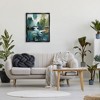 Stupell Industries Woodland Creek Painting Black Framed Floater Canvas Wall Art - 2 of 4