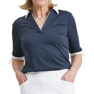 Women's Wo Lily Half Sleeve Polo - Abacus Sportswear US