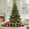 GustoWave Artificial Pre-lit Christmas Tree,Green PVC&PE Full Christmas Tree with 350 Warm White Lights,and Xmas Party Décor,Includes Stand - 2 of 4