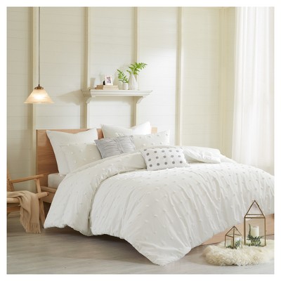 white fluffy comforter target