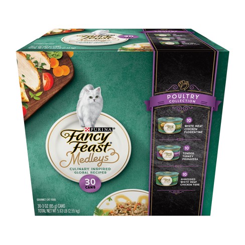 Fancy feast wet sales cat food flavors