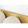 Elegant Lighting Jaylin 4 light Brass and frosted white Bath Sconce - 4 of 4