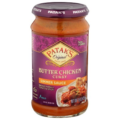 Patak's Butter Chicken Simmer Sauce 15oz