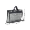 Unique Bargains Unique Handbag Dust Bags, Clear Purse Storage Organizer  PVC Dustproof Handbag Cover Transparent Purse Protector - 2 of 4