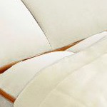 creamy white+metal & wood