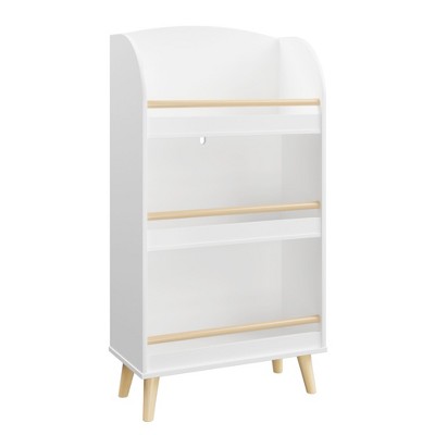 Vynxaria 3 - Tier White Kids' Bookshelf and Toy Storage Organizer