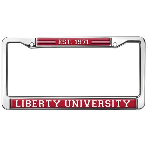 Liberty University School Logo Full Size Standard License Plate Metal Frame - image 1 of 4