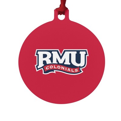 Robert Morris University Secondary Logo Aluminum Holiday Christmas Tree Ornament