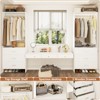 Aheaplus 24'' Freestanding Closet Organizer System with Hanging Rods and Drawers - 3 of 4