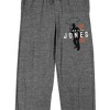 Indiana Jones And The Dial Of Destiny Jones Men's Gray Heather Sleep Pajama Pants - 2 of 4