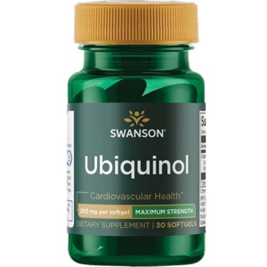 Swanson Maximum Strength Ubiquinol – Softgels [200 mg, 30 Count] - 1 of 4