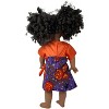 Doll Clothes Superstore Handmade Jack o Lantern Dress Fits Our Generation American Girl My Life Dolls - 4 of 4