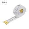 Unique Bargains Flexible Durable Fiber Double Scale Measuring Rulers 3 Pcs - 3 of 4