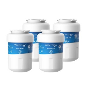 Waterdrop WD-F13 Replacement for GE MWF Refrigerator Water Filter, 4 Filters - 1 of 4