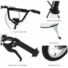 VisioGear Youth Scooter, 12-Inch Front Wheel, Ride On Toy for Age 5+, White, 47.25"*22.75"*33.5" - 4 of 4