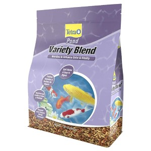 TetraPond Variety Blend Fish Food to Enhance Color and Vitality, 1.32lbs - 1 of 3