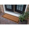 Indoor/Outdoor Coir Doormat with Border Natural/Black - Entryways - 3 of 4