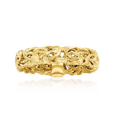 Ross-Simons 10kt Yellow Gold Byzantine Ring