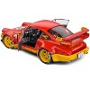 2016 RWB Bodykit #17 "Maty’s Idlers" Red and Yellow with Graphics 1/18 Diecast Model Car by Solido - 4 of 4