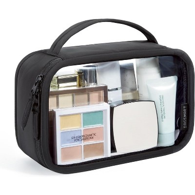 BAGSMART TSA-Approved Toiletry Bag, Large Opening Clear Makeup Bag