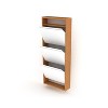 NicBex 3-Tier Shoe Cabinet Modern Freestanding Hidden Narrow Shoe Rack with Wood Frame for Entryway,Hallway - 2 of 4