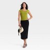 Women's Compression Midi A-Line Skirt - A New Day™ - 3 of 4