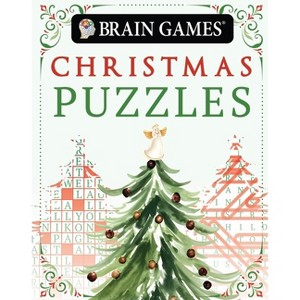 Brain Games Mini - Christmas Puzzles (Stocking Stuffer - Christmas Tree Cover) - by  Publications International Ltd & Brain Games (Paperback) - 1 of 1