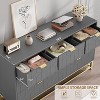 Nasitip 7 Drawer Dresser for Bedroom, Modern Wide Chest with Gold Handles & Legs, Storage Cabinet for Living Room - 3 of 4