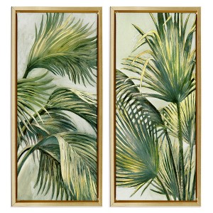 Stupell Industries Swaying Green Palms, 15" x 31" - 1 of 4