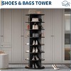 7-Tier Rotating Shoe Rack, 360° Spinning Organizer Tower, Free-Standing Shoe Storage for Closet, Entryway - 2 of 4